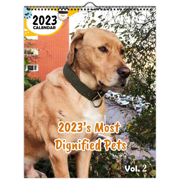 2023's Most Dignified Pets Volume Two: 2023 Wall Calendar