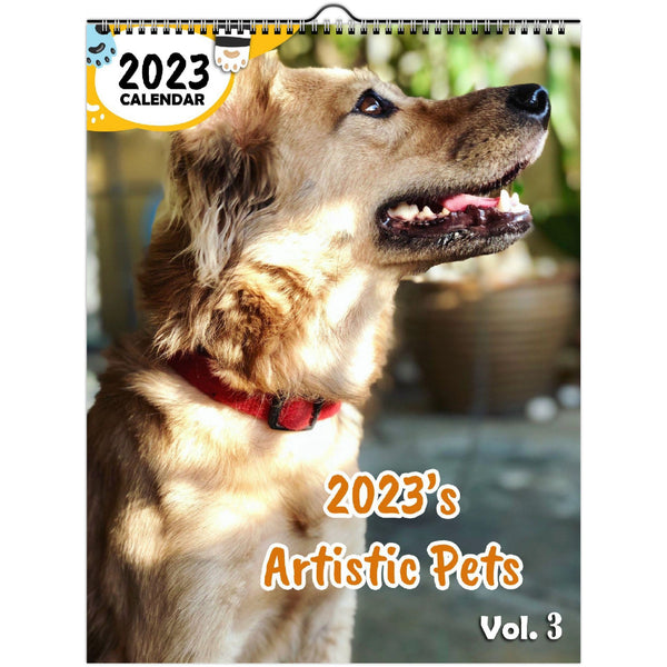 2023's Artistic Pets Volume Three: 2023 Wall Calendar