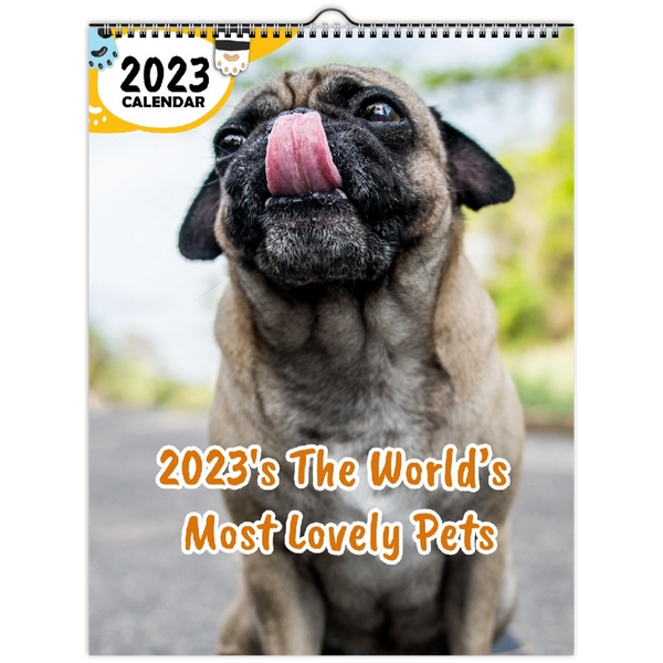 2023's The World's Most Lovely Pets: 2023 Wall Calendar