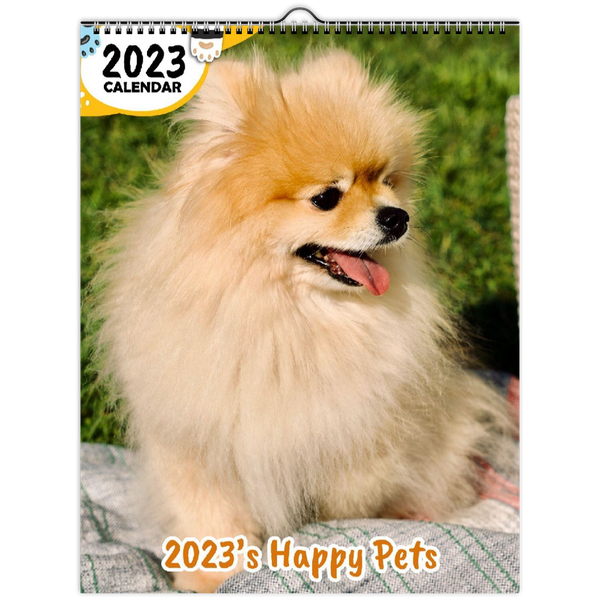 2023's Happy Pets: 2023 Wall Calendar