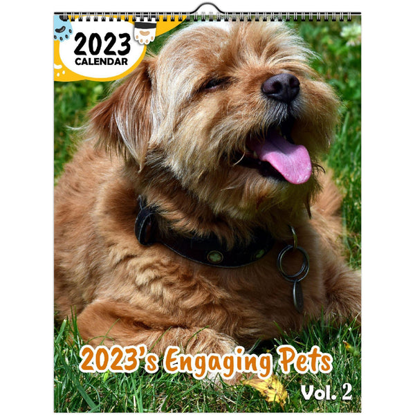 2023's Engaging Pets Volume Two: 2023 Wall Calendar