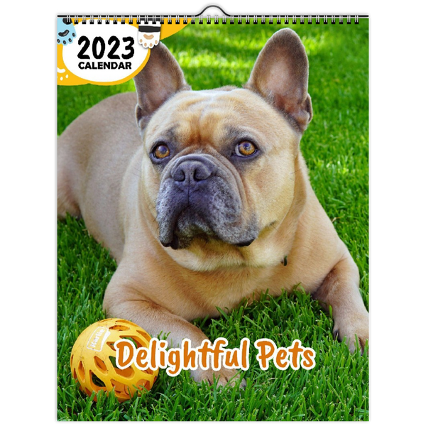 Delightful Pets: 2023 Wall Calendar