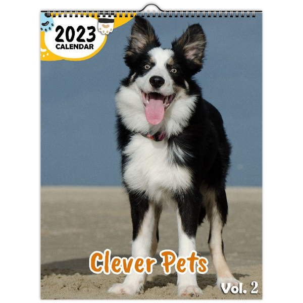 Clever Pets Volume Two: 2023 Wall Calendar