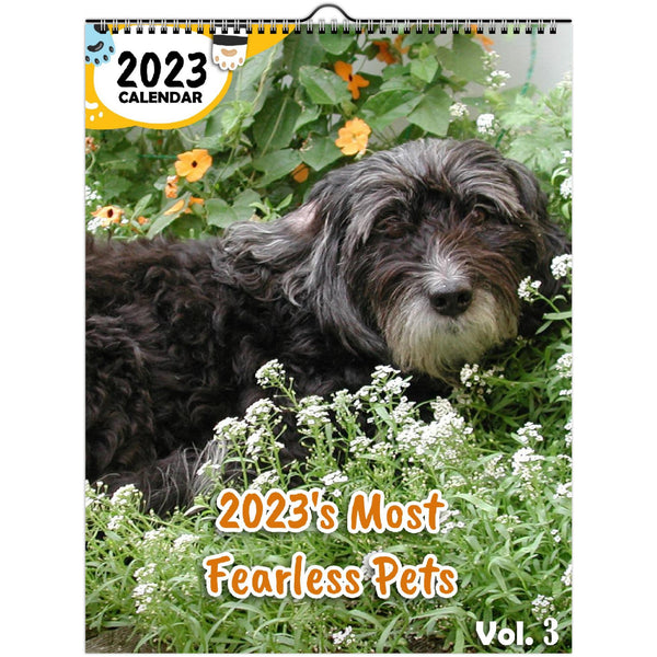 2023's Most Fearless Pets Volume Three: 2023 Wall Calendar