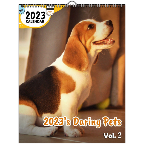 2023's Daring Pets Volume Two: 2023 Wall Calendar