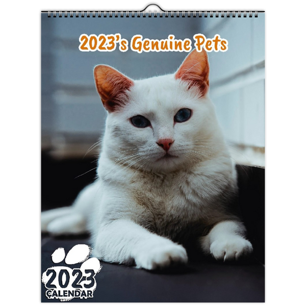 2023's Genuine Pets: 2023 Wall Calendar