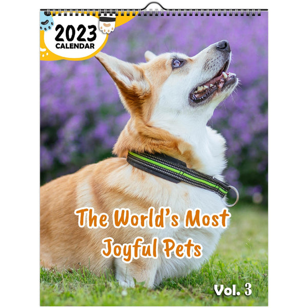 The World's Most Joyful Pets Volume Three: 2023 Wall Calendar