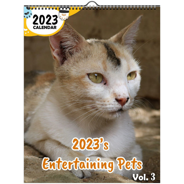 2023's Entertaining Pets Volume Three: 2023 Wall Calendar