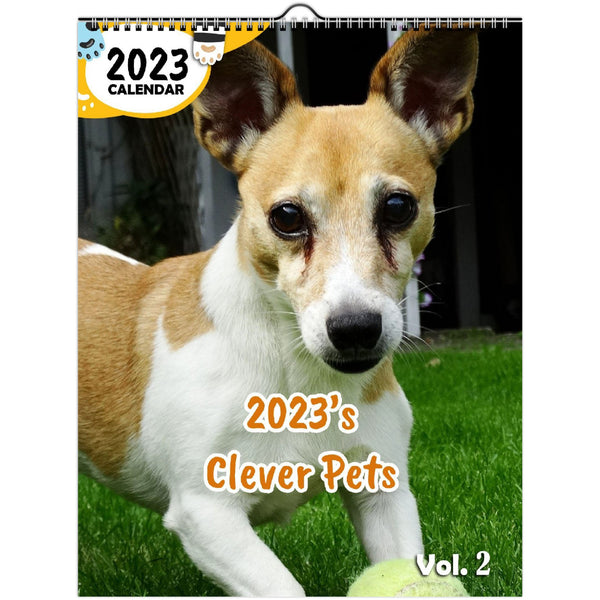 2023's Clever Pets Volume Two: 2023 Wall Calendar