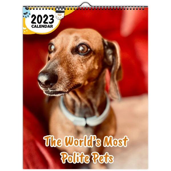 The World's Most Polite Pets: 2023 Wall Calendar