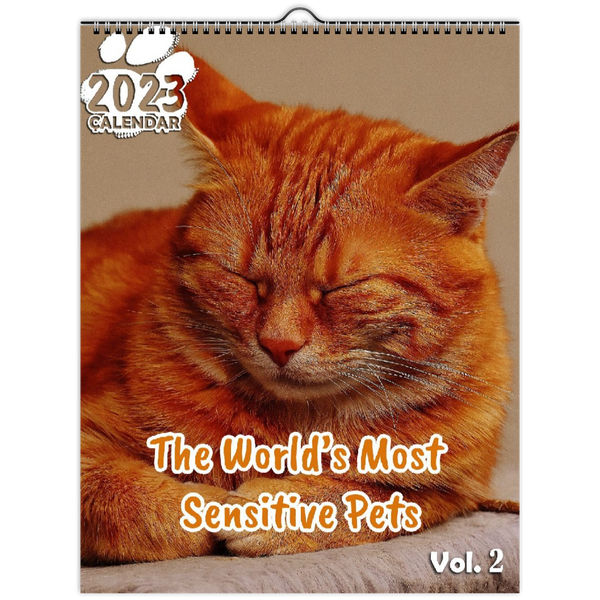 The World's Most Sensitive Pets Volume Two: 2023 Wall Calendar