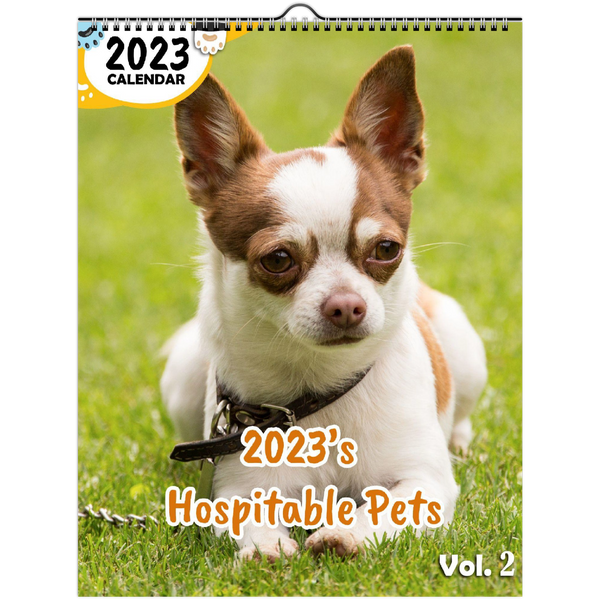 2023's Hospitable Pets Volume Two: 2023 Wall Calendar
