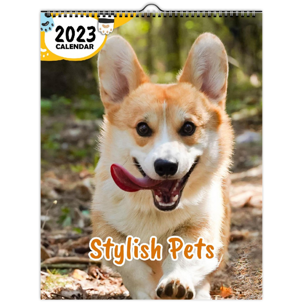 Stylish Pets: 2023 Wall Calendar
