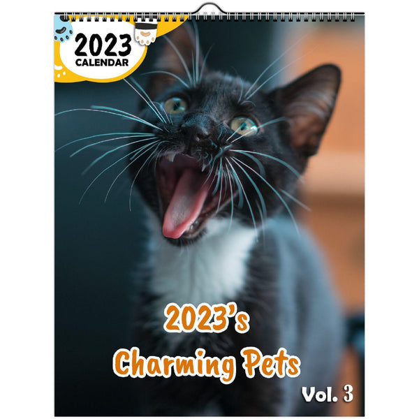 2023's Charming Pets Volume Three: 2023 Wall Calendar