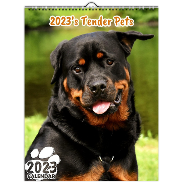 2023's Tender Pets: 2023 Wall Calendar