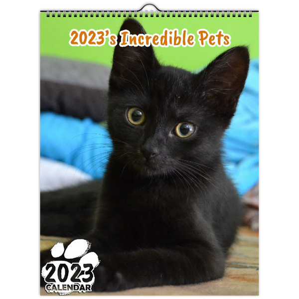 2023's Incredible Pets: 2023 Wall Calendar