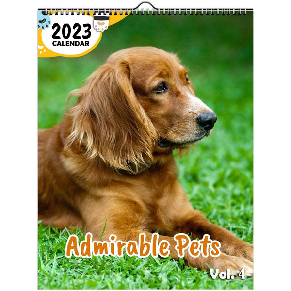 Admirable Pets Volume Four: 2023 Wall Calendar