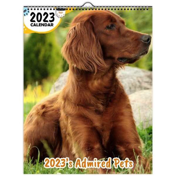 2023's Admired Pets: 2023 Wall Calendar