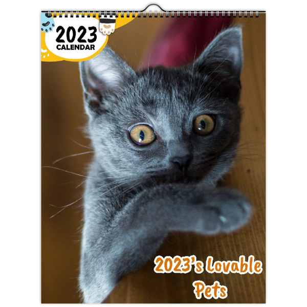2023's Lovable Pets: 2023 Wall Calendar