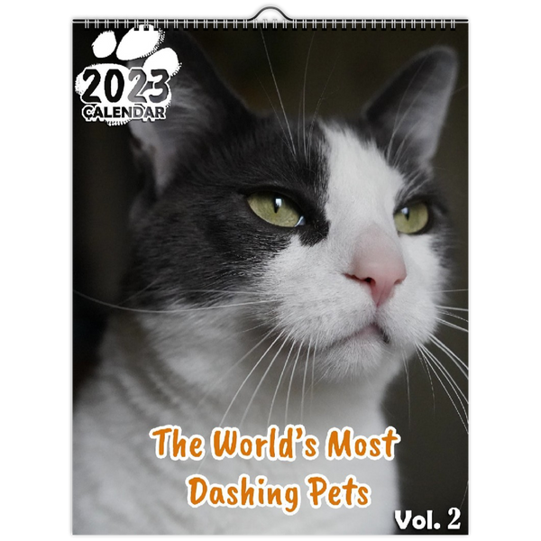 The World's Most Dashing Pets Volume Two: 2023 Wall Calendar