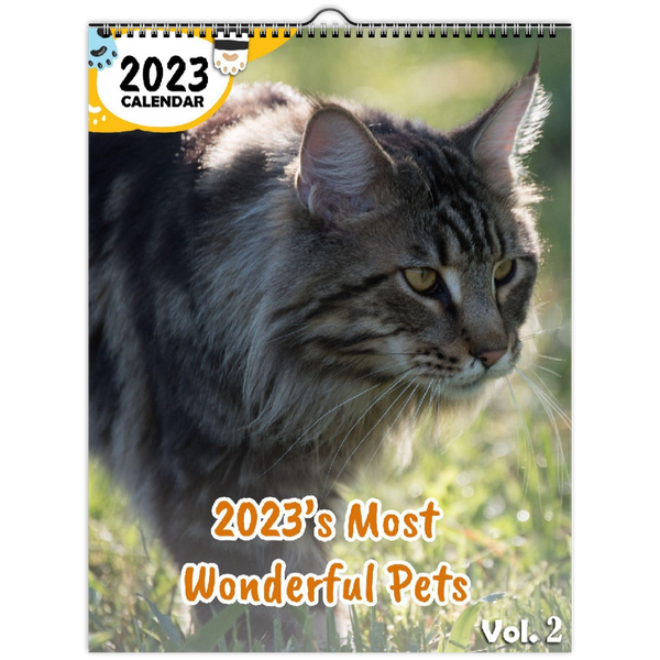 2023's Most Wonderful Pets Volume Two: 2023 Wall Calendar