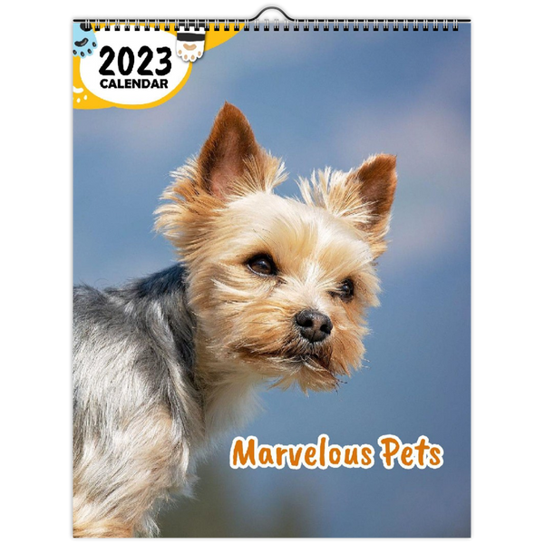 Marvelous Pets: 2023 Wall Calendar