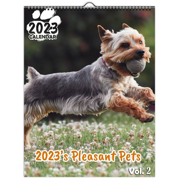 2023's Pleasant Pets Volume Two: 2023 Wall Calendar