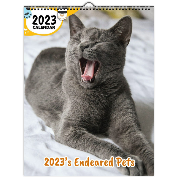 2023's Endeared Pets: 2023 Wall Calendar