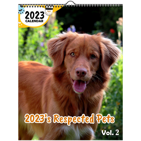 2023's Respected Pets Volume Two: 2023 Wall Calendar