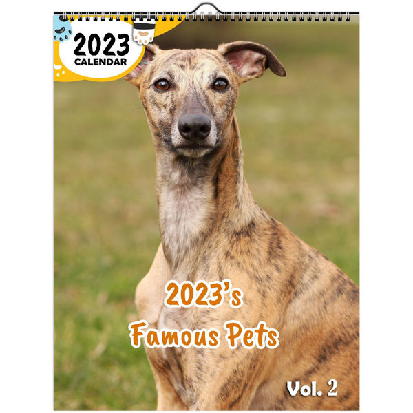 2023's Famous Pets Volume Two: 2023 Wall Calendar