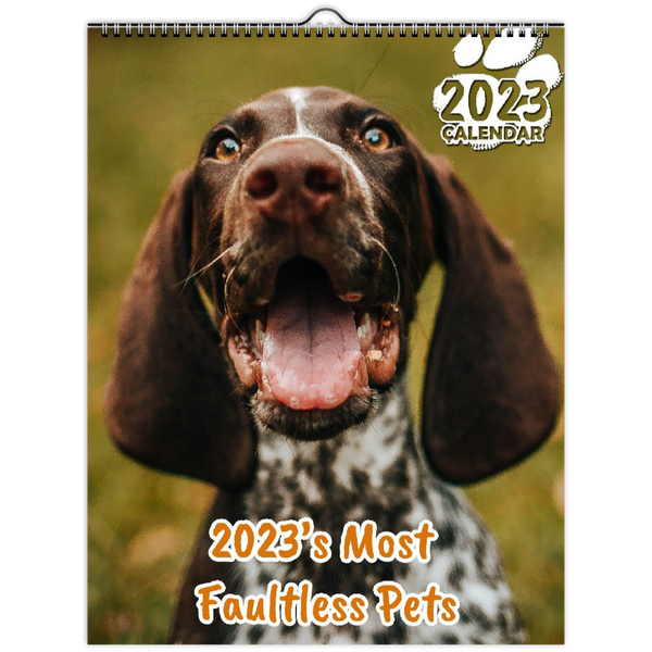 2023's Most Faultless Pets: 2023 Wall Calendar