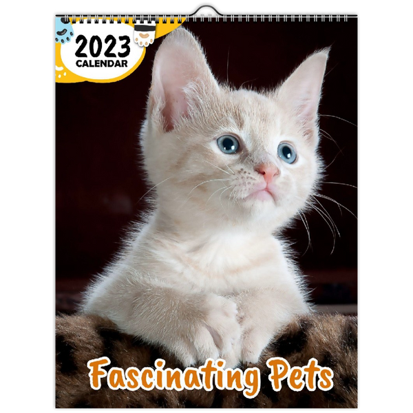 Fascinating Pets: 2023 Wall Calendar