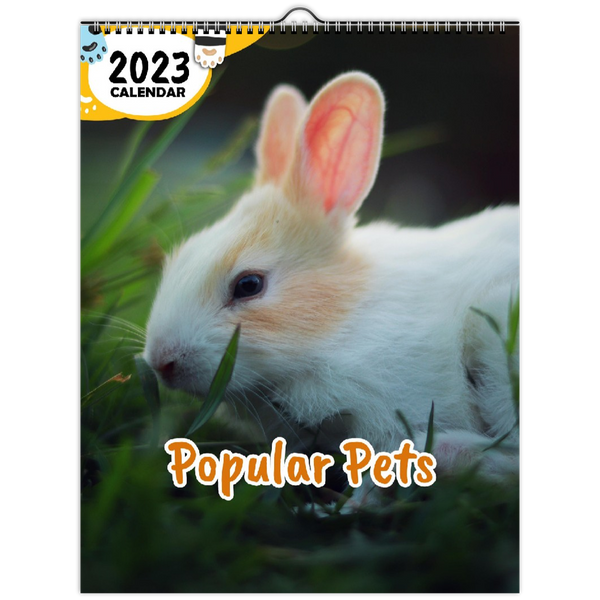 Popular Pets: 2023 Wall Calendar
