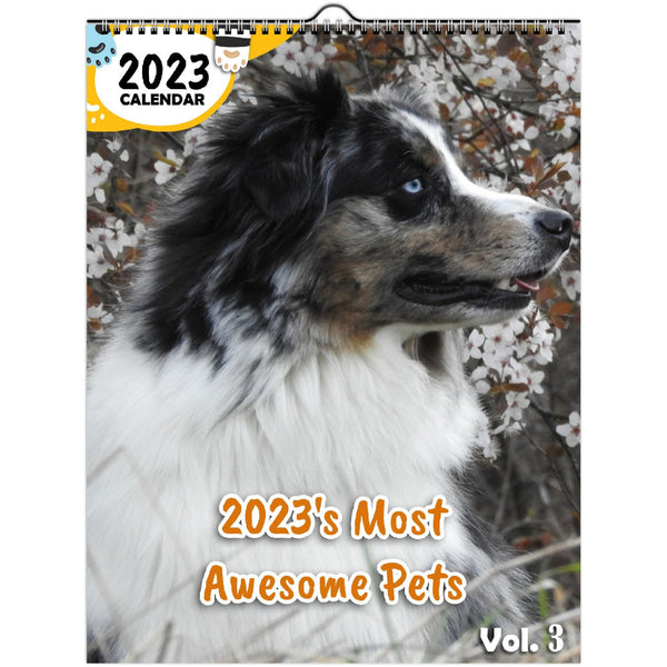 2023's Most Awesome Pets Volume Three: 2023 Wall Calendar