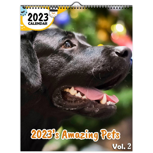 2023's Amazing Pets Volume Two: 2023 Wall Calendar