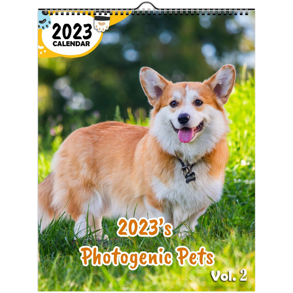2023's Photogenic Pets Volume Two: 2023 Wall Calendar