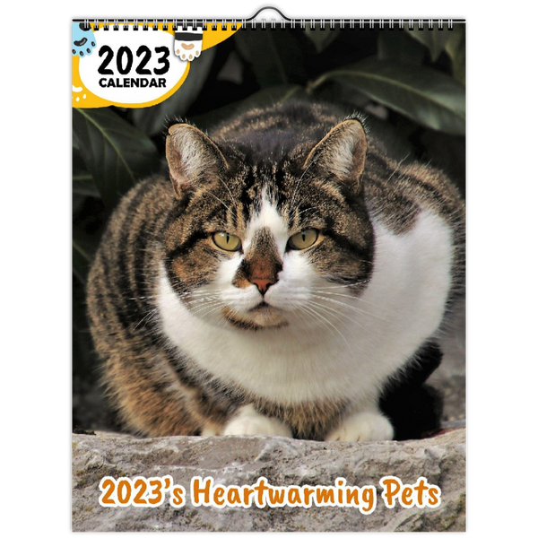 2023's Heartwarming Pets: 2023 Wall Calendar