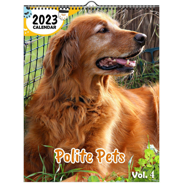 Polite Pets Volume Four: 2023 Wall Calendar