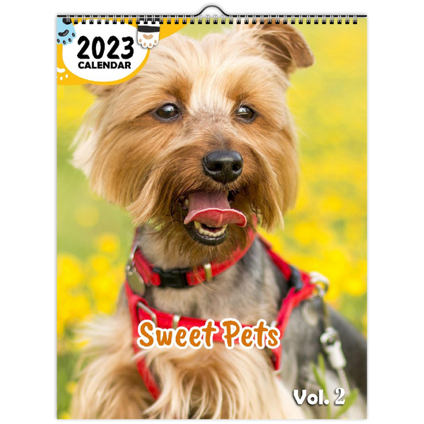 Sweet Pets Volume Two: 2023 Wall Calendar