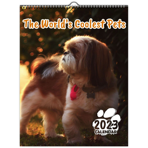 The World's Coolest Pets: 2023 Wall Calendar