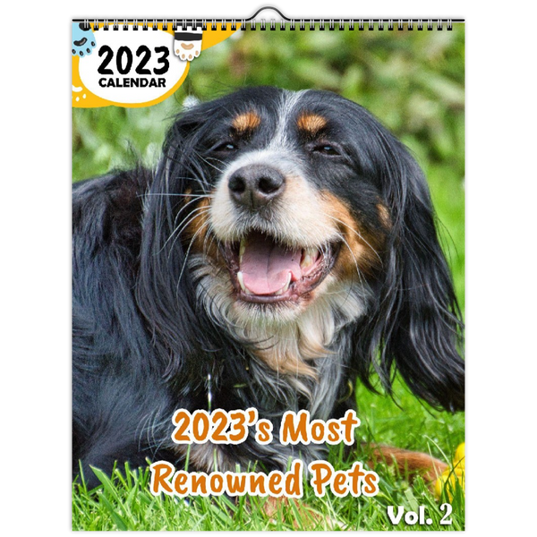 2023's Most Renowned Pets Volume Two: 2023 Wall Calendar