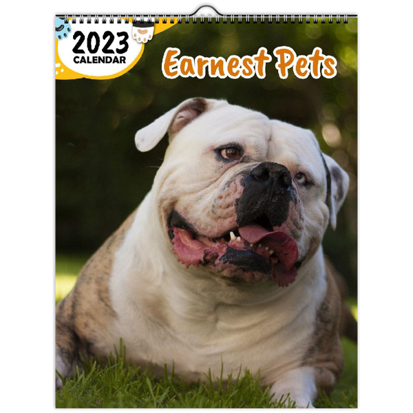 Earnest Pets: 2023 Wall Calendar