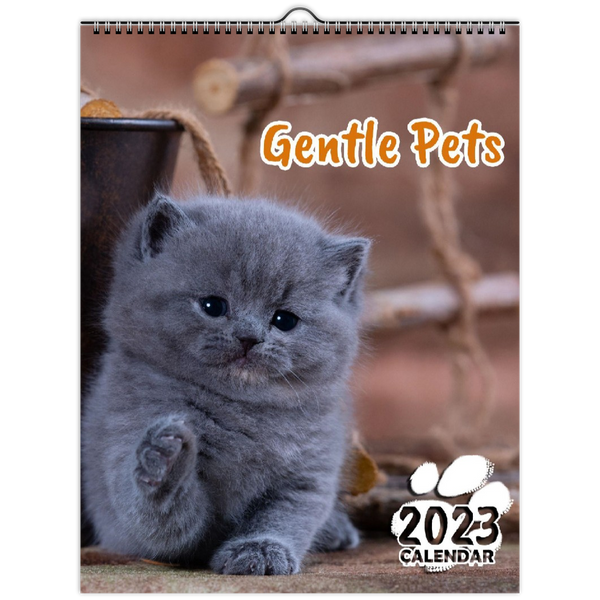 Gentle Pets: 2023 Wall Calendar