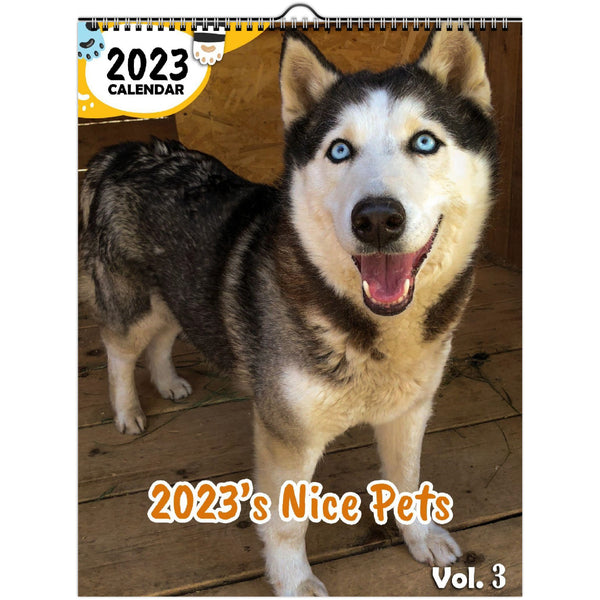 2023's Nice Pets Volume Three: 2023 Wall Calendar