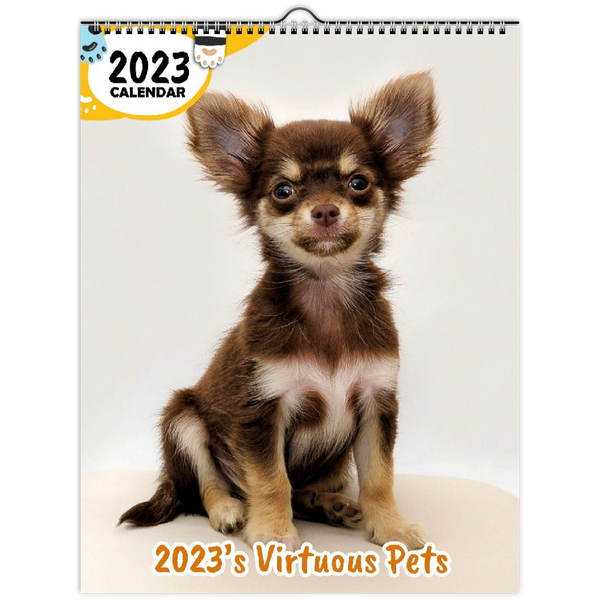 2023's Virtuous Pets: 2023 Wall Calendar