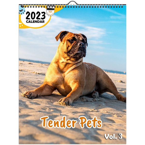 Tender Pets Volume Three: 2023 Wall Calendar