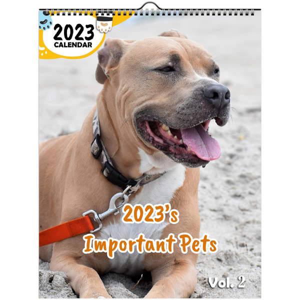 2023's Important Pets Volume Two: 2023 Wall Calendar