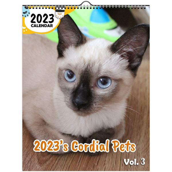 2023's Cordial Pets Volume Three: 2023 Wall Calendar