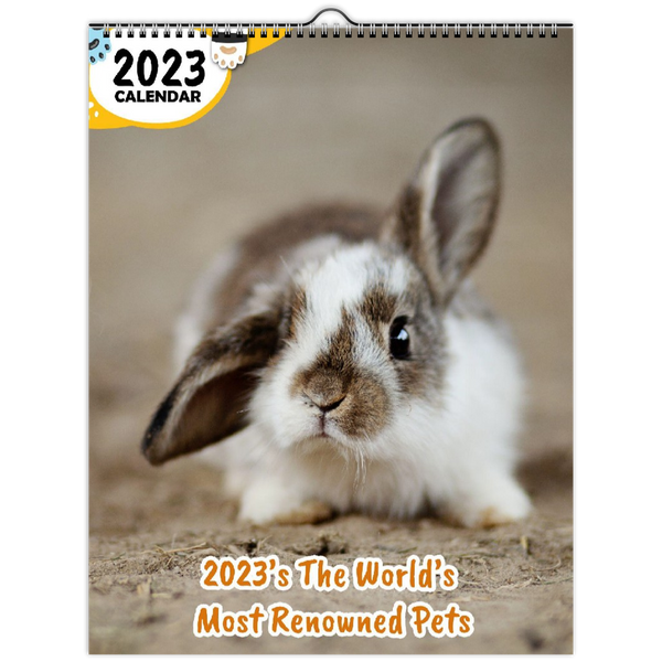 2023's The World's Most Renowned Pets: 2023 Wall Calendar