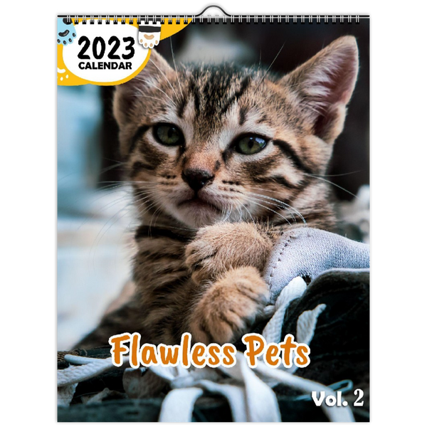 Flawless Pets Volume Two: 2023 Wall Calendar